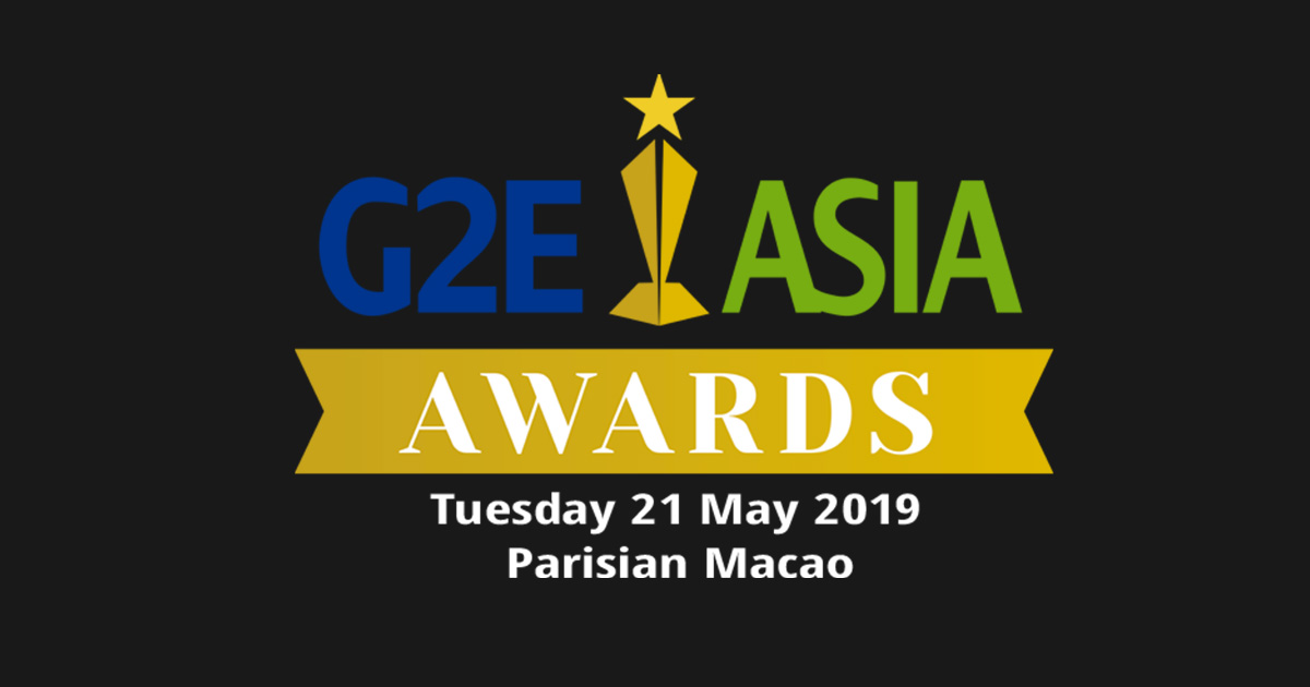 Details Announced for the 2019 G2E Asia Awards