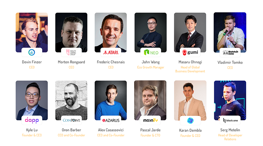 Crypto Games Conference 2019 speakers