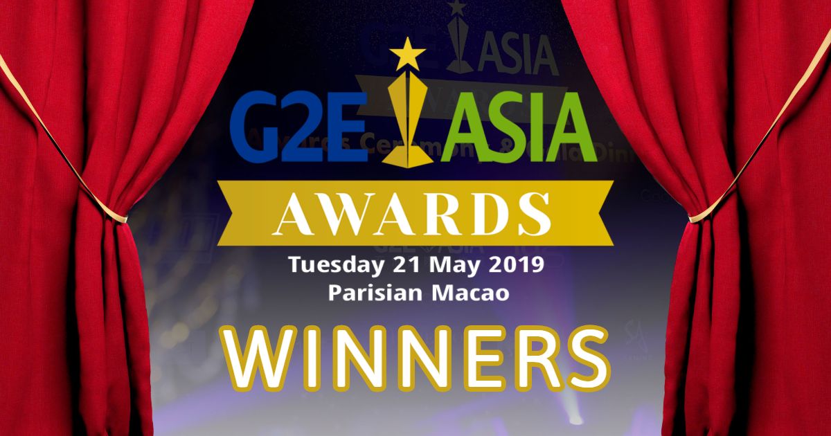 G2E Asia Awards 2019 Winners Announced