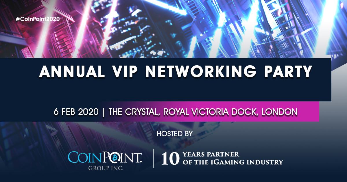 The iGaming Industry Meets Blockchain Business on February 6th, 2020 During Its Annual VIP Networking Party